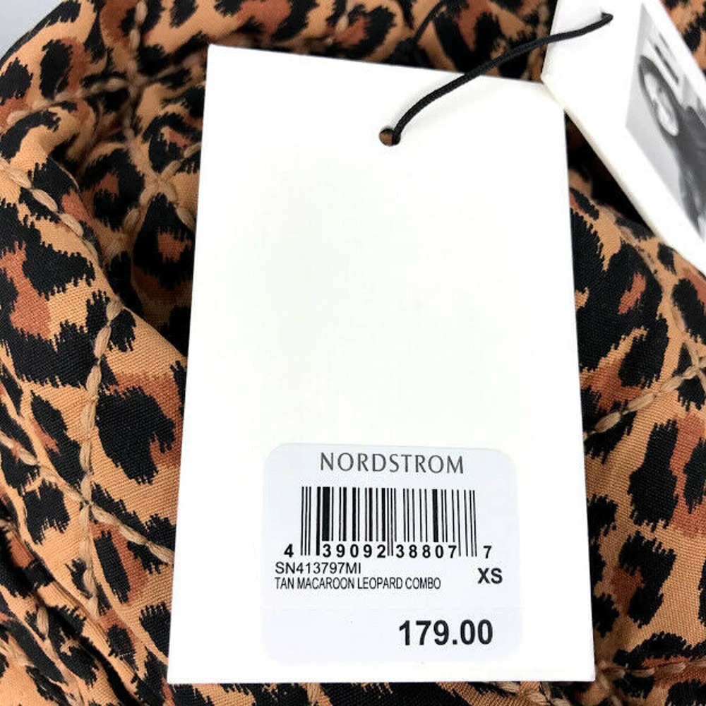 Something Navy Reversible Quilted Jacket Leopard - Picture 12 of 12